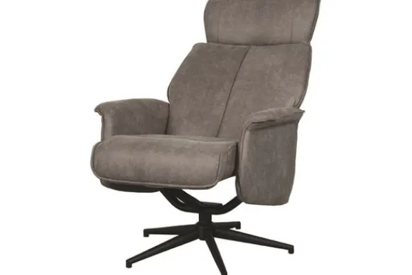 Online Relaxfauteuil Taupe Micro Suede CH-73.017 Verdal Draaifauteuils
