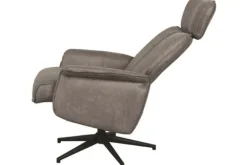 Online Relaxfauteuil Taupe Micro Suede CH-73.017 Verdal Draaifauteuils