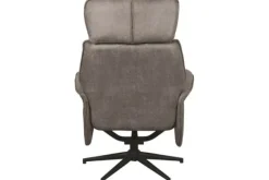 Online Relaxfauteuil Taupe Micro Suede CH-73.017 Verdal Draaifauteuils