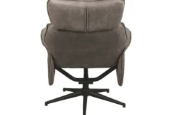 Online Relaxfauteuil Taupe Micro Suede CH-73.017 Verdal Draaifauteuils