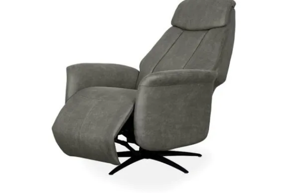 Outlet Relaxfauteuil Taupe SX-84.007 Oslo Relaxstoelen|Draaifauteuils