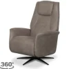 Clearance Relaxfauteuil Taupe SX-84.008 Stockholm Relaxstoelen|Draaifauteuils