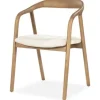 Discount Stoel Lichtbruin 96476 Rayven Eetkamerstoelen