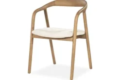 Discount Stoel Lichtbruin 96476 Rayven Eetkamerstoelen