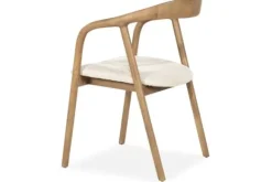 Discount Stoel Lichtbruin 96476 Rayven Eetkamerstoelen