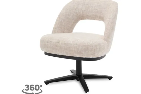 Stoel Off White Caldes Eetkamerstoelen|Draaifauteuils