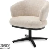 Stoel Off White Perca Eetkamerstoelen|Draaifauteuils